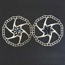 RISK 140mm Bicycle Hydraulic Disc Brake Rotors 2 Pcs Lightweight Stainless Steel