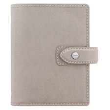 Filofax Malden 025812 Small Organizer Stone Leather Planner Genuine Japan Import