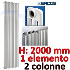 Calorifero tubolare acciaio 2 colonne - H 2000 mm Comby