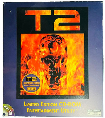 Vintage Terminator 2 ''T2'' Limited Edition CD-ROM Entertainment Utility(COMPLETE)