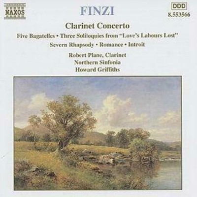 FINZI Clarinet Concerto  Five Bagatelles  Three Soliloquies  Romance CD - New