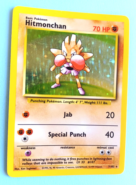 Hitmonchan #7 (Base Set (1999))