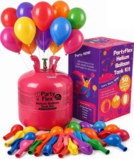 Helium Tank for Balloons C 13L Disposable Helium Balloon Tank Kit Fills Up to