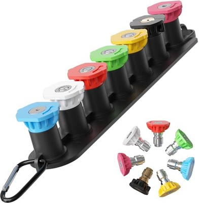 #ad Pressure Washer Nozzle Tips Set 1 4 Inch Quick Connect High Pressure Up to $23.72