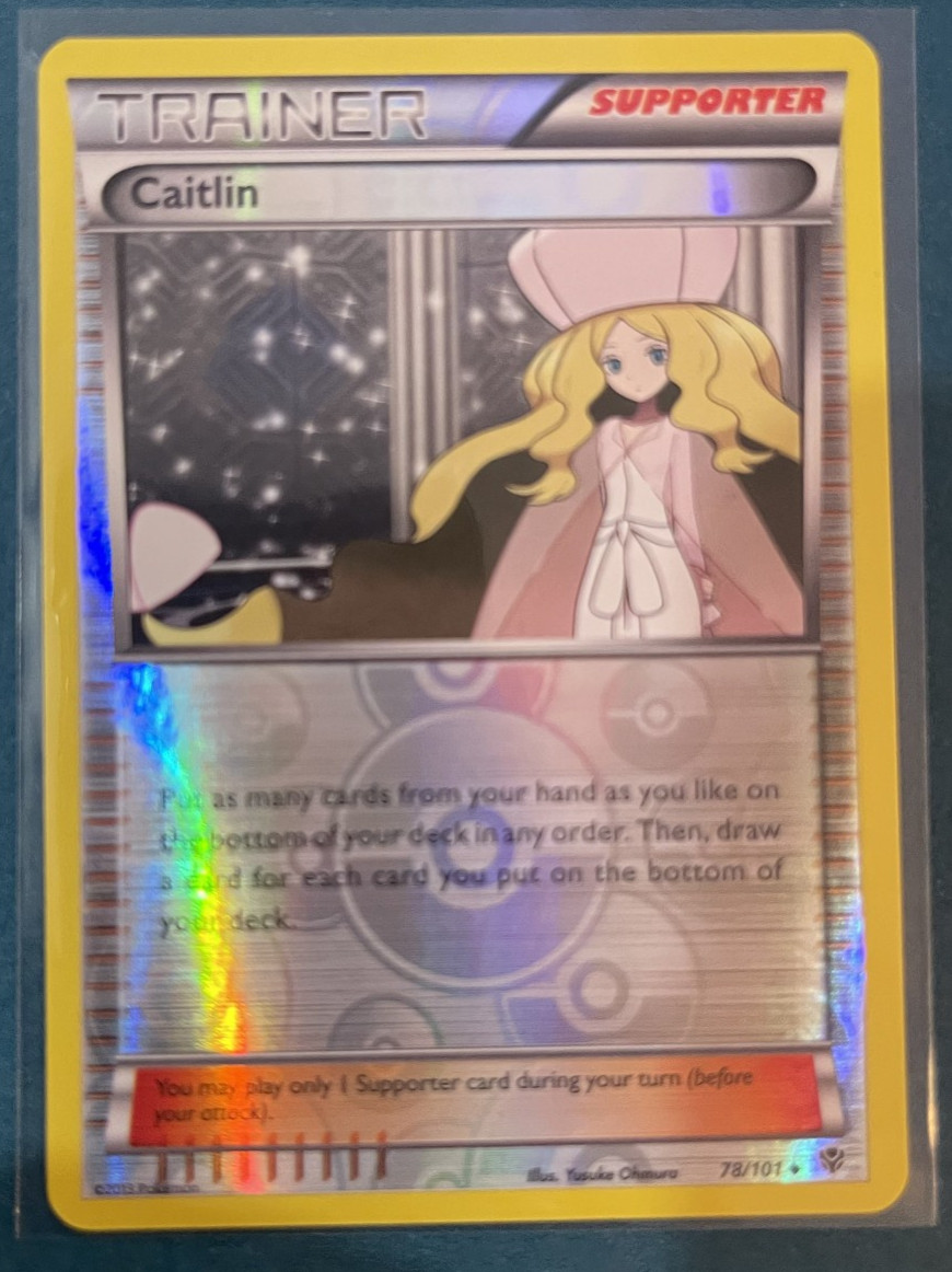 Caitlin 78/101 - Plasma Blast - Reverse Holo - NM