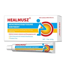 1.5oz HEALMUSZ Advanced Herbal Ointment Relieves Hemorrhoids Piles Pain Itching