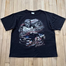VTG Dale Earnhardt “Intimidator” Nascar T-Shirt y2k Faded Racing Tee Size L