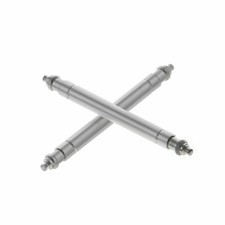 2 PCS SPRING BAR PIN 1.8MM FOR OMEGA 20MM SEAMASTER SPEEDMASTER BRACELET 1503 SS