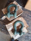 Set of 2 - Crosby 1-3/8" Screw Pin Anchor Shackle 13-1/2 Ton 1018598 WHS WLL USA
