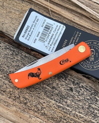 saku①②郵ギャラ914→紫AB、オレンジAB他計17種 CASE XX *a SFO 2025 ROOSTER ORANGE SYNTHETIC SMOOTH SOD BUSTER JR