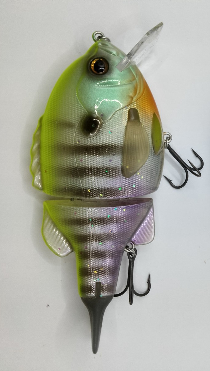 Limited Deps Bull Doze Jr. apan Glide Jointed Bluegill swimbait HTF NIP Rare JDM - Image 6