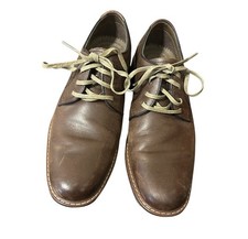 CHAPS Men’s Leather Lace Up Oxford Dress Casual Shoes Brown 7.5M 96-96021