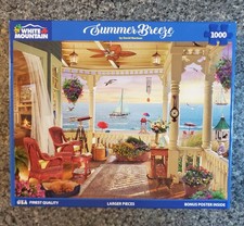 White Mountain SUMMER BREEZE 1000 piece puzzle COMPLETE