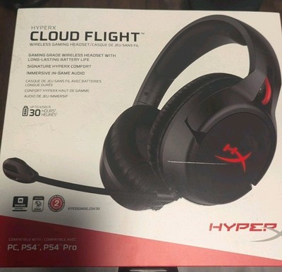 HyperX Cloud Flight Wireless Gaming Headset Black/Red (Used Original Box) 
