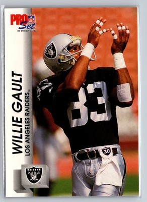 1992 Pro Set #538 Willie Gault Los Angeles Raiders
