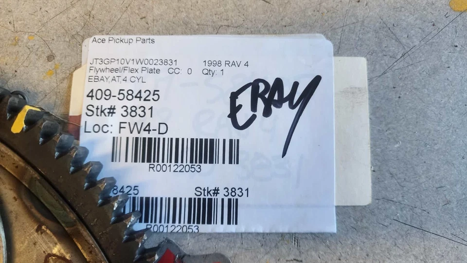 Volante de inercia placa flexible transmisión automática Toyota Camry Celica MR2 RAV Solara I4 87-01 Foto 2 de 4