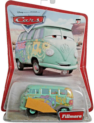 Disney Pixar Cars Filmore Triple Spelling Error Card Diecast Vehicle (3)
