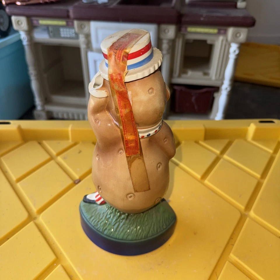 Vintage 1973 Ezra Brooks #185 Mr. Maine Potato Decanter by Heritage China Empty  - Image 2 of 4