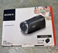 NEW Sony HDR-CX330 Handycam HD Camcorder Black 60x Zoom Full HD 1080