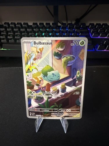 Pokémon TCG Bulbasaur Stellar Crown Illustration