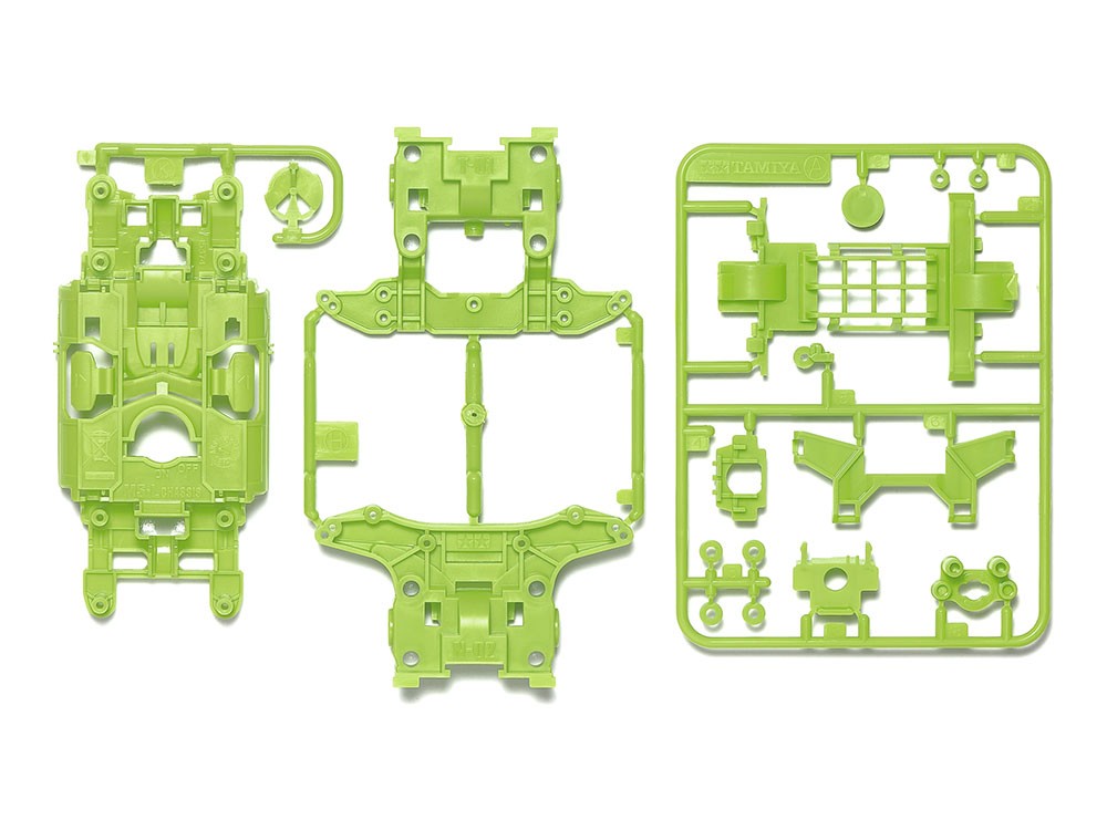 Tamiya Telaio MS colore giallo verde TA95702 modellismo