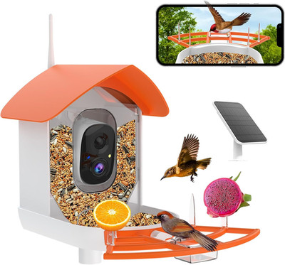 Bird Feeder with Camera, AI Identify Birds Species, Smart Birds Camera with
