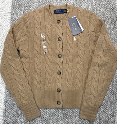 Polo Ralph Lauren Women's Cable-Knit Wool Cashmere Crewneck