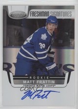 2011-12 Certified Freshman Signatures Matt Frattin #179 Auto 9mc
