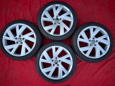 Original VW Golf 8 Winter Räder  Satz 225 40 18Zoll Bergamo 5H0601025AE 850W