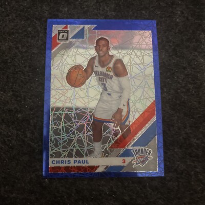 2019-20 Panini Donruss Optic Blue Velocity Chris Paul Thunder #103