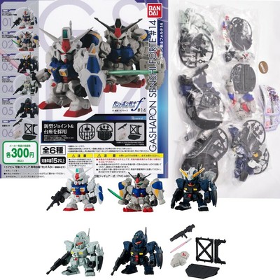 Bandai Mobile Suit Gundam Gashapon Senshi Forte Vol 14 6 Types Gacha Capsule Toy Ebay