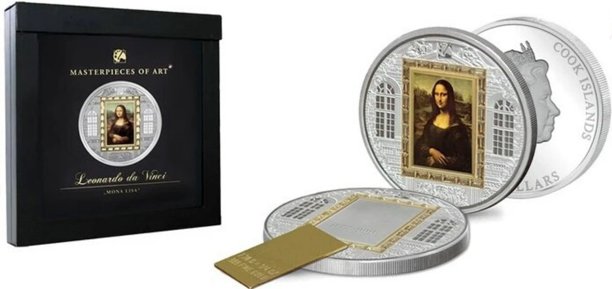 MONA LISA Leonardo Da Vinci 金貨　純金 2021 Togo .9999 Gold Coin Art La Gioconda Mona Lisa Leonardo