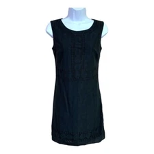 XS Max Studio Black Lace Sleeveless Dress Cocktail Event Party Lined