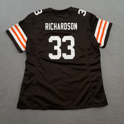 Cleveland Browns #33 Richardson Nike NFL Jersey On Field Women XL - Picture 2 of 15