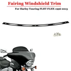 Batwing Fairing Windshield Trim For Harley Electra Street Glide Touring 96-13