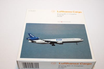 Herpa Wings 1:500 Flugzeug 506045 Boeing MD-Douglas MD-11F Lufthansa D-ALCE OVP