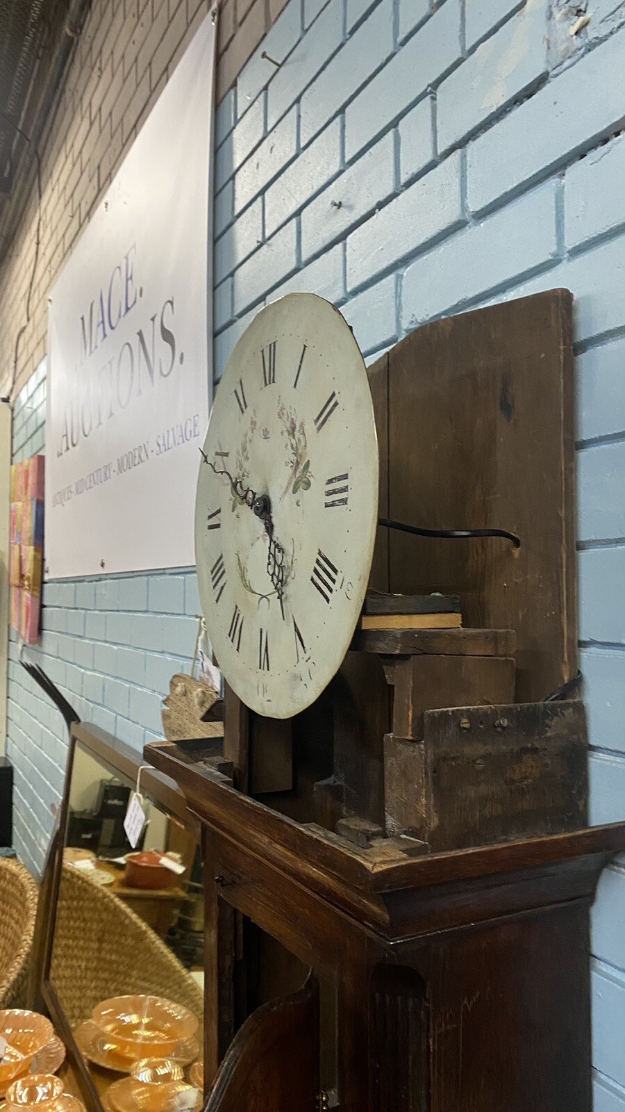 Grandfather Clock Plug In Project Electric Converted Antique Long Body