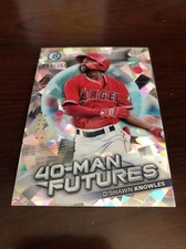 D’Shawn Knowles Bowman Chrome 40-Man Futures Atomic Refractor RC #/150 *Mint*
