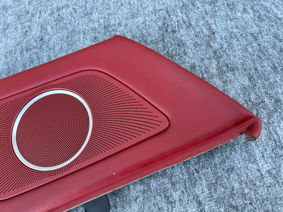 CUBIERTA DE CUERO PANEL TRASERO IZQUIERDO CONVERTIBLE ROJO OEM 27K 13-17 AUDI A5 S5 Foto 2 de 4