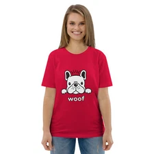 Cute Pug Lover Women’s Organic Cotton T-Shirt - Multiple Colors up to 5XL