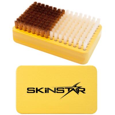 SkinStar Base Brush Nylon Copper Nylon/Kupfer Bürste Reinigungsbürste gelb