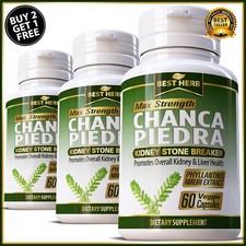 ORGANIC PURE CHANCA PIEDRA KIDNEY STONE BREAKER CAPSULES LIVER GALLSTONES PILLS
