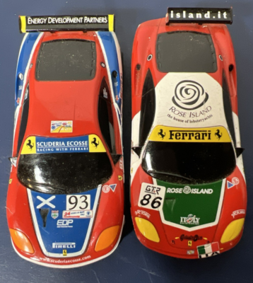 2 SCX Scalextric Ferrari 360 GT GTC Slot Cars #86 & # 93 - | eBay