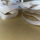 OFFRAY RIBBON  7/8” x 15’ & 8.5” White, & 2 Off White 5’ & 42” Ribbed (Lot Of 3) — photo 7