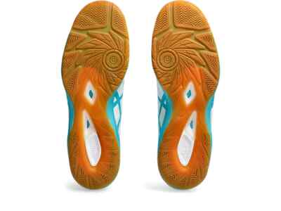 シューズ asics DESTAQUE K FF WHITE/SEA GLASS ASICS Men's Futsal Shoes DESTAQUE K FF White/Sea Glass 1111A217