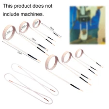Flameless Induction Heater Kit Heating Tool Coils White For Magnetic Heater 8PCS