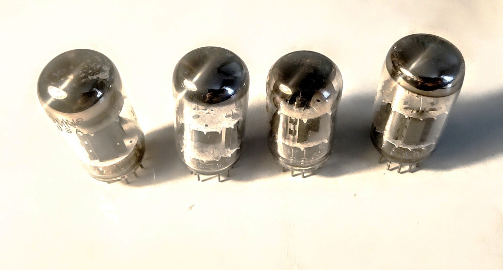 3X 9AH9 + 1X 9MN8 Compactron Triode Pentode Tubes Tested Free Shipping ...