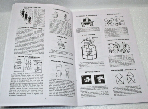 Libro de trucos de magia 102 E-Z - trucos ilustrados fáciles de aprender con tarjetas, monedas, etc. - Imagen 3 de 3