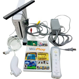 Nintendo Wii Console Bundle Gamecube Compatible White Rvl 001 Usa Tested Ebay
