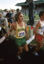Olympic Trials, Oregon Steve Prefontaine in action during 50 - 1972 Old Photo 4